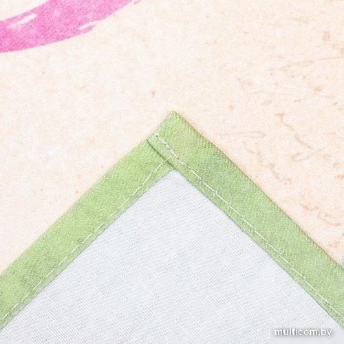 Полотенце Этель 8 Марта 7599090 (бежевый/розовый)