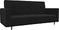 Диван Mebelico Вест 108717 (велюр, черный)