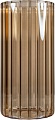 Ваза Элетех Тубо 10x20 4840900095 (рифленый янтарный)