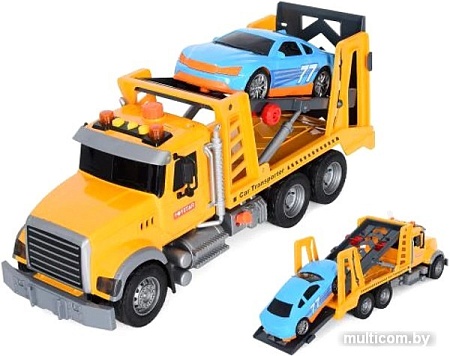 Грузовик JinJia Toys Эвакуатор с пневмоплатформой 666-56P