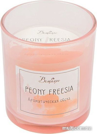 Ароматизированая свеча Вещицы Peony Freesia ARC-25