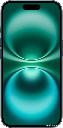 Смартфон Apple iPhone 16 Dual SIM 128GB (бирюзовый)