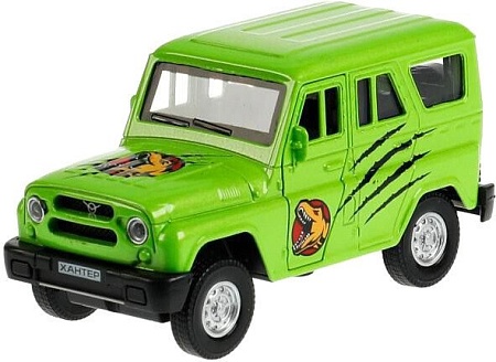 Легковой автомобиль Технопарк UAZ Hunter Динозавры HUNTER-12DIN-GN