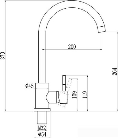 Смеситель Savol S-SUS3002H