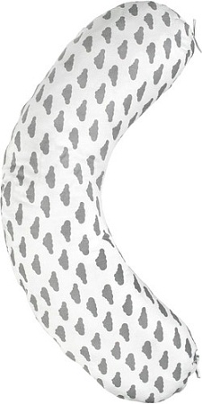 Подушка для беременных Amarobaby Облака AMARO-4001-OS (серый)