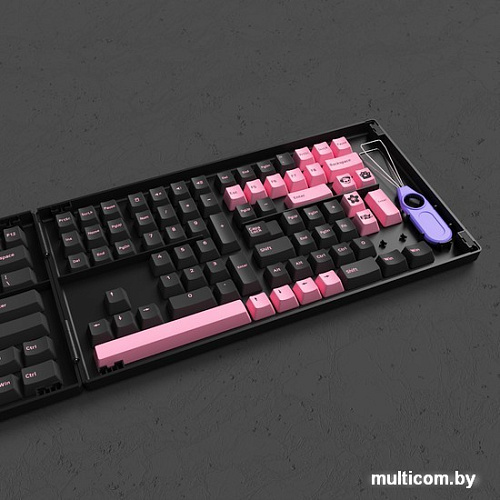 Набор кейкапов Akko Black & Pink Cherry Profile Keycaps 229 шт