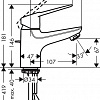 Смеситель Hansgrohe Novus Loop 71080000