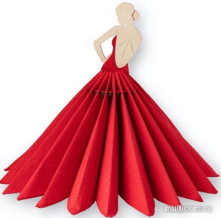 Салфетница EWA Амели (красный)