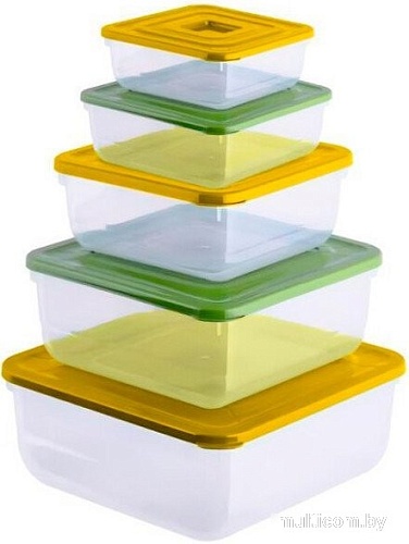 Набор контейнеров Полимербыт Practic Mix 4388755