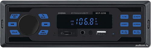 USB-магнитола Digma MCP-225B