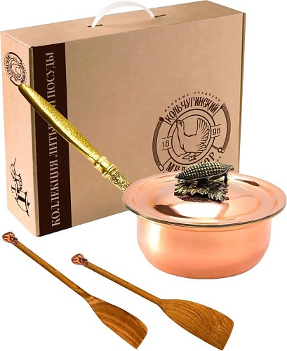 Сотейник Кольчугинский мельхиор Кукуруза КМ19960306