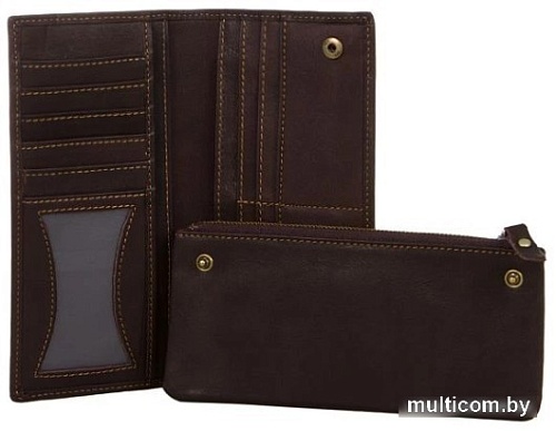 Кошелек Poshete 846-87066-1-DBW (коричневый)