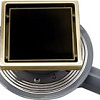 Трап/канал Bettoserb Confluo Standard 15x15 Black Glass 1 Gold 13000152