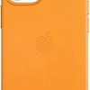 Чехол Apple MagSafe Leather Case для iPhone 12 mini (золотой апельсин)
