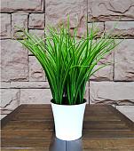 Искусственное растение Forgarden Осока высокая в белом горшке BN10599 35 см