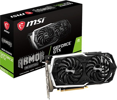 Видеокарта MSI GeForce GTX 1660 Ti Armor OC 6GB GDDR6