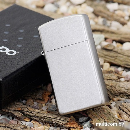 Зажигалка Zippo Slim 1605 Satin Chrome