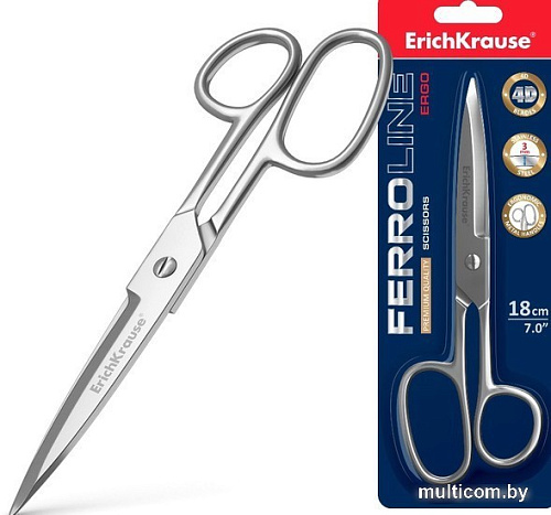 Ножницы канцелярские Erich Krause Ferro 18 см 14852
