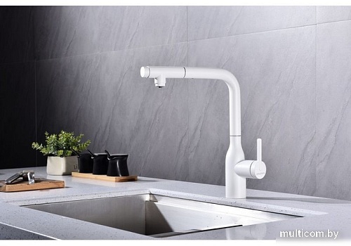 Смеситель Paulmark Viper Vi213105-431 (белый/белый матовый)