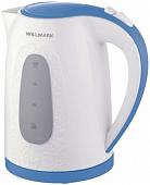 Электрочайник Willmark WEK-2009P (белый/голубой)