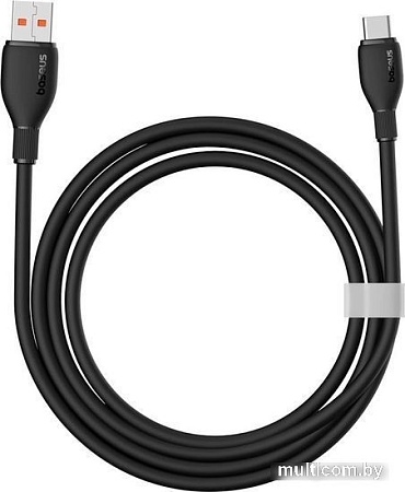 Кабель Baseus Pudding Series USB Type-A - USB Type-C (2 м, черный)
