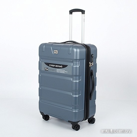 Чемодан-спиннер Francesco Molinary 336-161426/3-24 (серый)