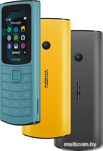 Кнопочный телефон Nokia 110 4G Dual SIM (темно-синий)