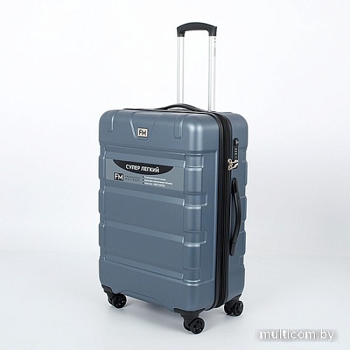 Чемодан-спиннер Francesco Molinary 336-161426/3-24 (серый)