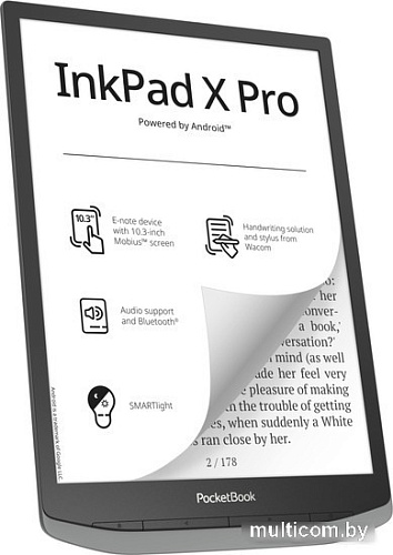 Электронная книга PocketBook InkPad X Pro (серый)