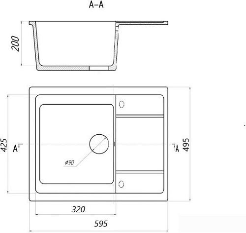 Кухонная мойка Gerhans В19 (песок)