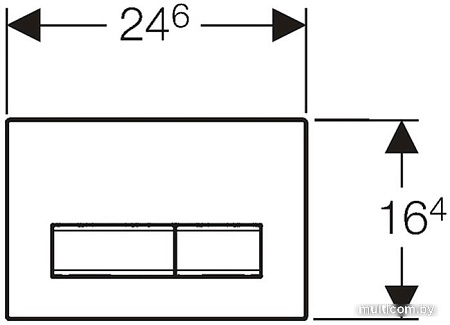 Geberit Sigma 50 115.788.00.1 (под плитку)