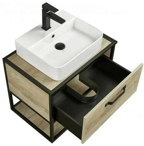 Акватон Тумба с умывальником Лофт Фабрик 65 1A2423K2LTDU0