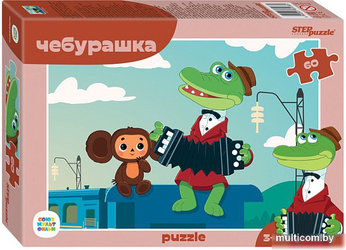 Пазл Step Puzzle Чебурашка new 81036 (60 эл)