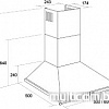 Кухонная вытяжка Pyramida KH 60 Rustico Black