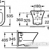 Унитаз Roca Nexo (346640000 + 80164A004) с пневмокрышкой