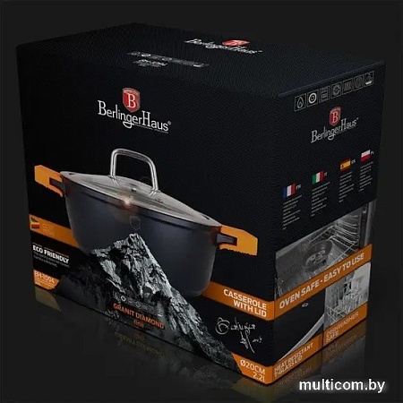 Кастрюля Berlinger Haus Granit Diamond Line BH-1097