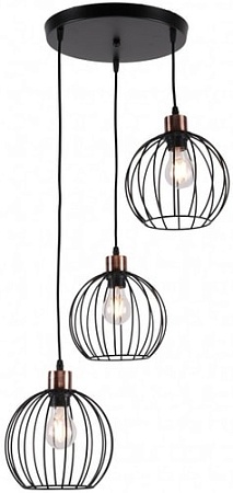 Подвесная люстра Imex MD.0229-3-P BK