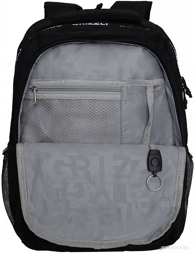 Городской рюкзак Grizzly RU-432-3 (черный/серый)