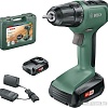 Дрель-шуруповерт Bosch UniversalDrill 18 06039C8005 (с 2-мя АКБ, кейс)