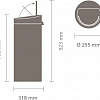 Мусорное ведро Brabantia Touch Bin 30 л (розовый)