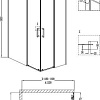 Душевой уголок Grossman Galaxy GR-3120L 120x80