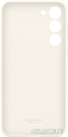 Чехол для телефона Samsung Silicone Case S23+ (бежевый хлопок)