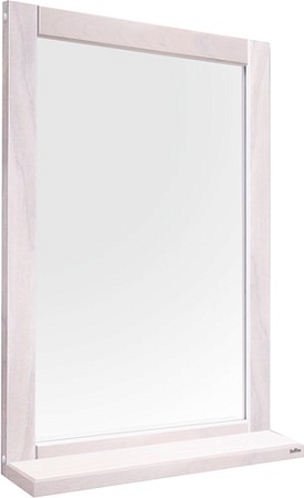 1Марка Зеркало с полкой Альберо SHT-М2 (беленый)