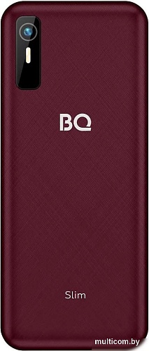 Кнопочный телефон BQ BQ-2833 Slim (бордовый)