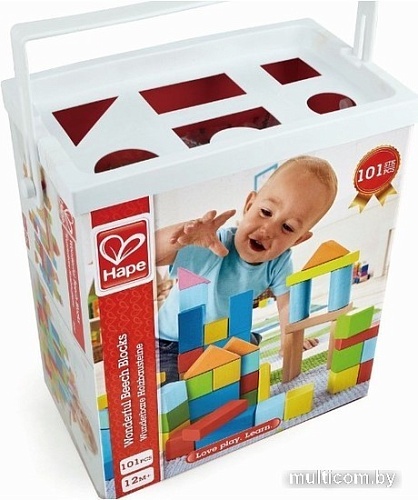 Конструктор Hape E8247_HP Замечательные блоки 3 в 1