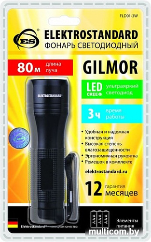 Фонарь Elektrostandard Gilmor FLD01-3W