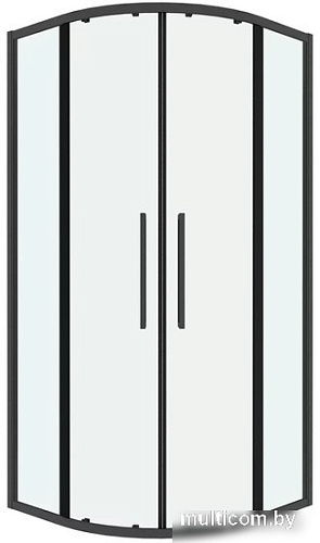 Душевой уголок Grossman Cosmo 90x90x195 301.K33.02.9090.42.00 (графит сатин/прозрачное стекло)