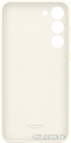 Чехол для телефона Samsung Silicone Case S23+ (бежевый хлопок)