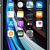 Чехол Apple Leather Case для iPhone SE 2020 (черный)