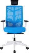 Кресло Chair Meister Nature II Slider 3D (белая крестовина, голубой)